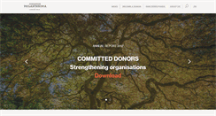 Desktop Screenshot of fondationphilanthropia.org